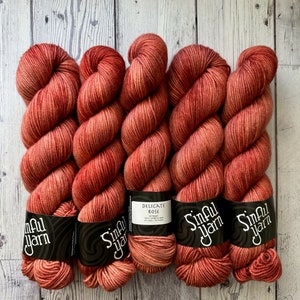 Delicate Rose | Pink Yarn | Hand Dyed Yarn | DK Weight | DK Yarn | Merino wool
