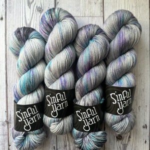 Bodacious | Knitting Yarn | Light Weight Hand Dyed Yarn | Merino Wool Yarn |