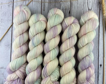 Desejo de sereia | Peso DK | Fio de 4 camadas | Lã Merino Superwash | Fio Pastel