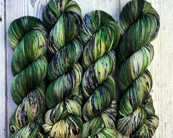 If I'm Sitting, I'm Knitting | Hand Dyed Yarn |85/15 DK weight | Superwash merino wool | small business