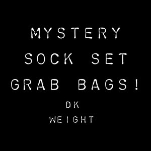 Hand dyed yarn | Mystery sock set | DK weight | sock yarn | hand dyed | grab bag | 85/15 DK weight |