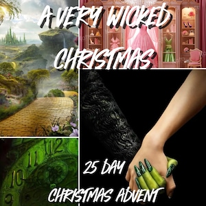 PREORDER | A very WICKED Christmas | Christmas Advent calendar | Hand dyed yarn | amigurumi | Knit | Knitting | Holiday | Christmas