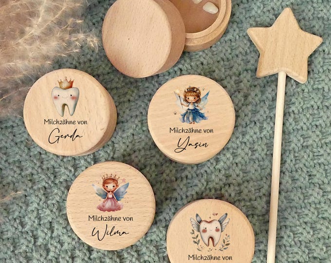 Personalized milk tooth box, tooth box, tooth fairy