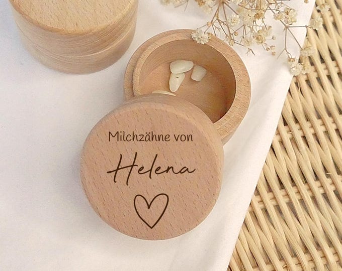Personalized milk tooth box, tooth box, tooth fairy