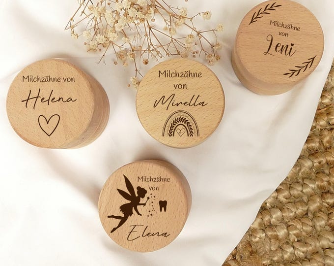Personalized milk tooth box, tooth box, tooth fairy