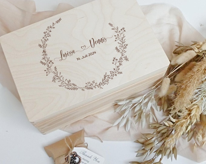 Memory box, wedding gift, keepsake box, personalized, wedding, memories