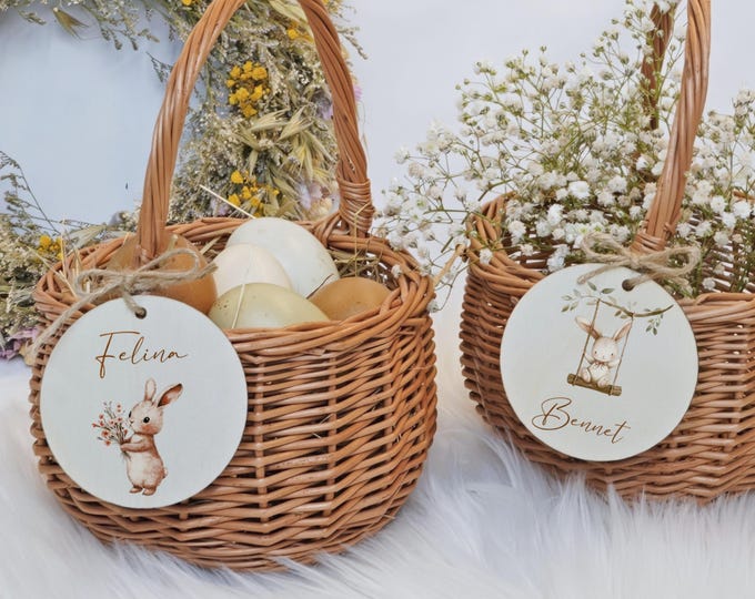 Personalized Easter basket, Easter basket, Easter nest, Easter, Easter basket ornament, Easter gift