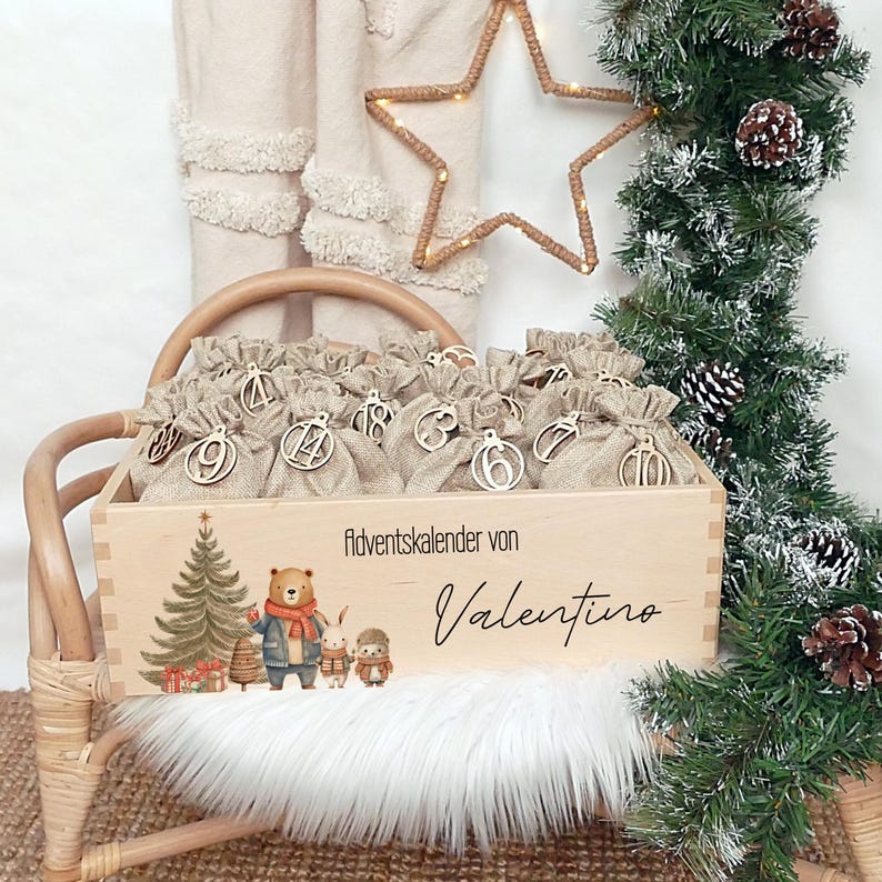 Advent Calendar, Children, to Fill Yourself, Christmas, Gift, Advent