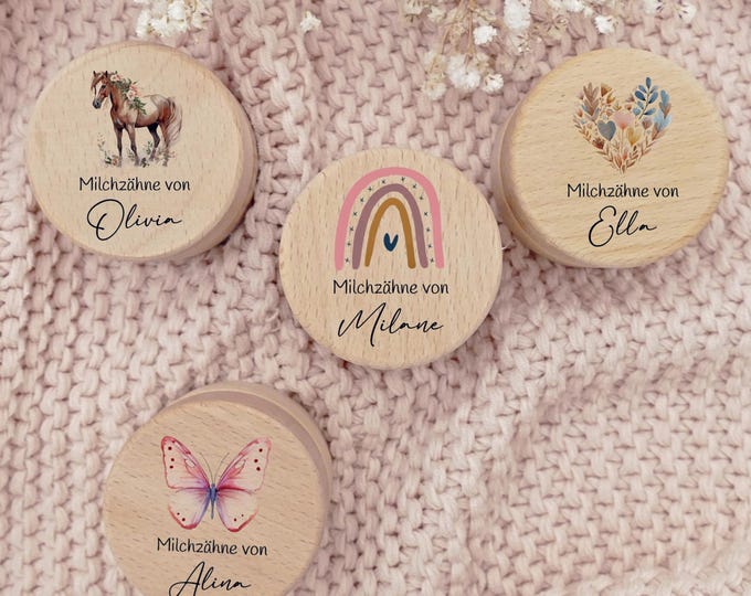 Personalized milk tooth box, tooth box, tooth fairy