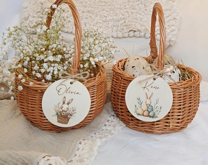 Personalized Easter basket, Easter basket, Easter nest, Easter, Easter basket ornament, Easter gift