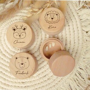 Caixa de dente de leite personalizada, caixa de dente, fada do dente, dentes de leite, crianças, caixa de dente com nome, dente de leite, caixa, motivos de animais fofos