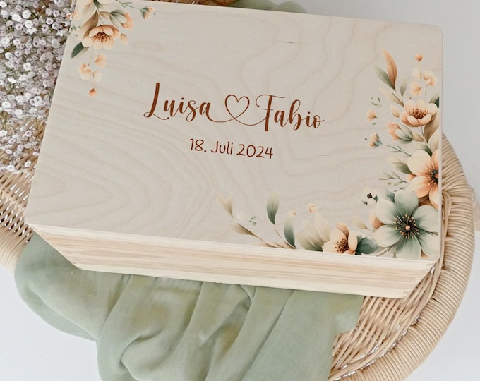 Memory box, wedding gift, keepsake box, personalized, wedding, memories