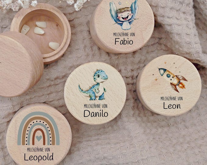 Personalized milk tooth box, tooth box, tooth fairy