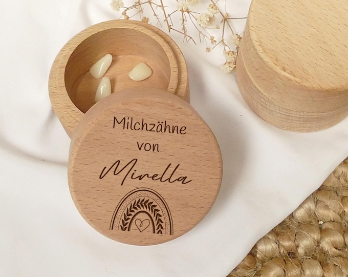 Personalized milk tooth box, tooth box, tooth fairy
