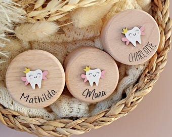 Gepersonaliseerd doosje voor melktanden, tandendoosje, melktanden, tandenfee, doosje