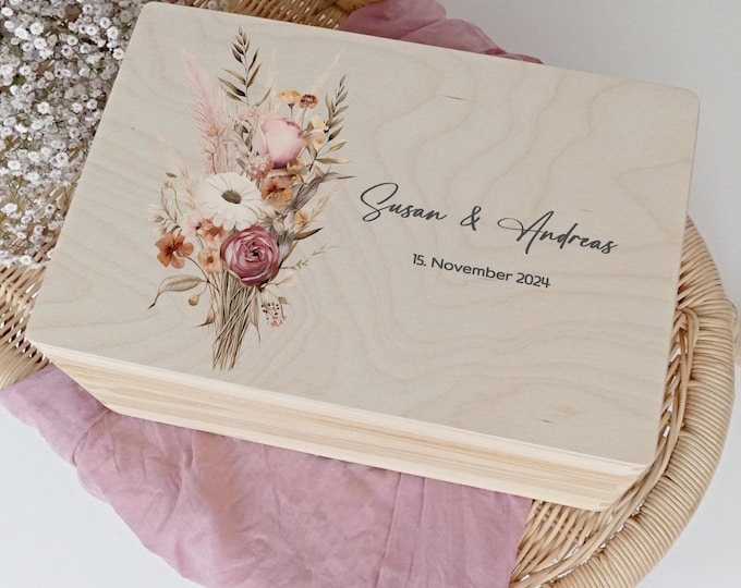 Memory box, wedding gift, keepsake box, personalized, wedding, memories