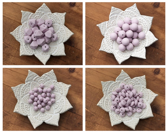 Silikonkugeln, rund, Hexagon, Linsen, Perlen