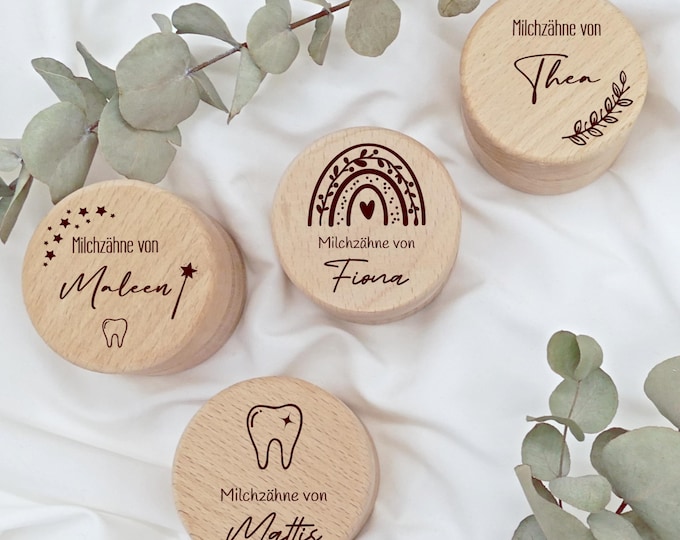 Personalized milk tooth box, tooth box, tooth fairy