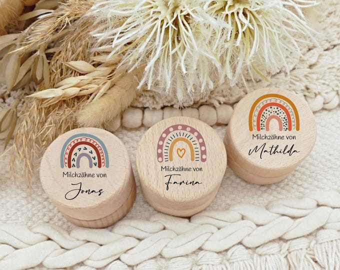 Personalized milk tooth box, tooth box, tooth fairy