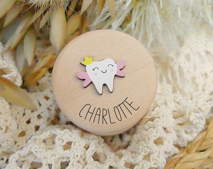 Personalized milk tooth box, tooth box