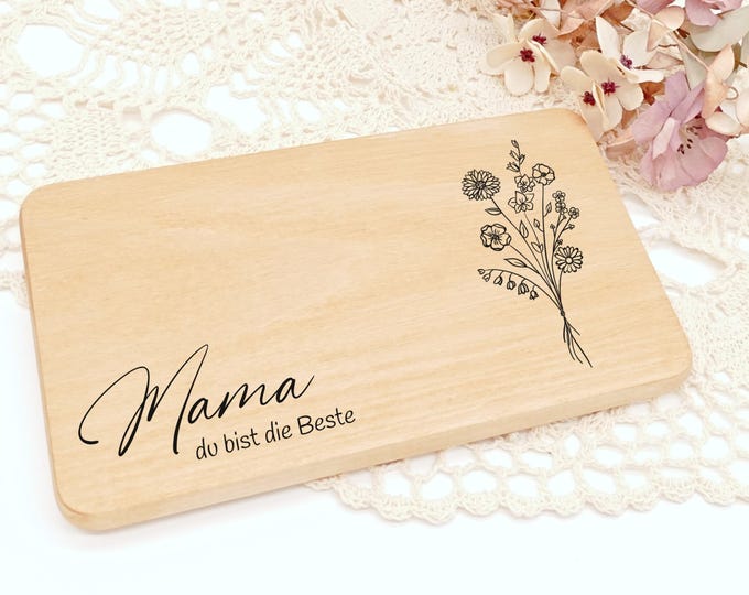 Mother's Day gift, Mother's Day gift, breakfast board, personalized, wooden board, snack board, gift for mom, wood