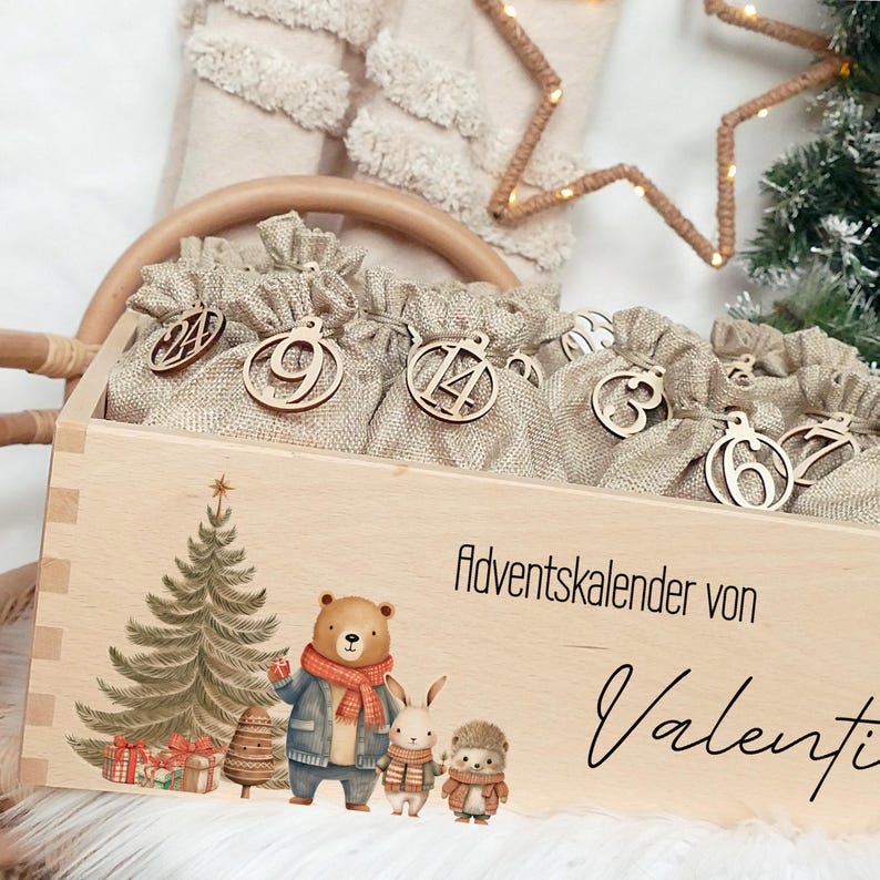 Advent Calendar, Children, to Fill Yourself, Christmas, Gift, Advent