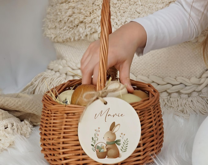 Personalized Easter basket, Easter basket, Easter nest, Easter, Easter basket ornament, Easter gift