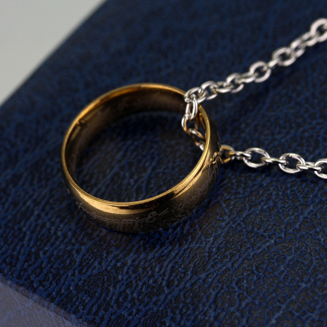 Stainless Steel Lord of the Rings Necklace of Power Lord of Etsy