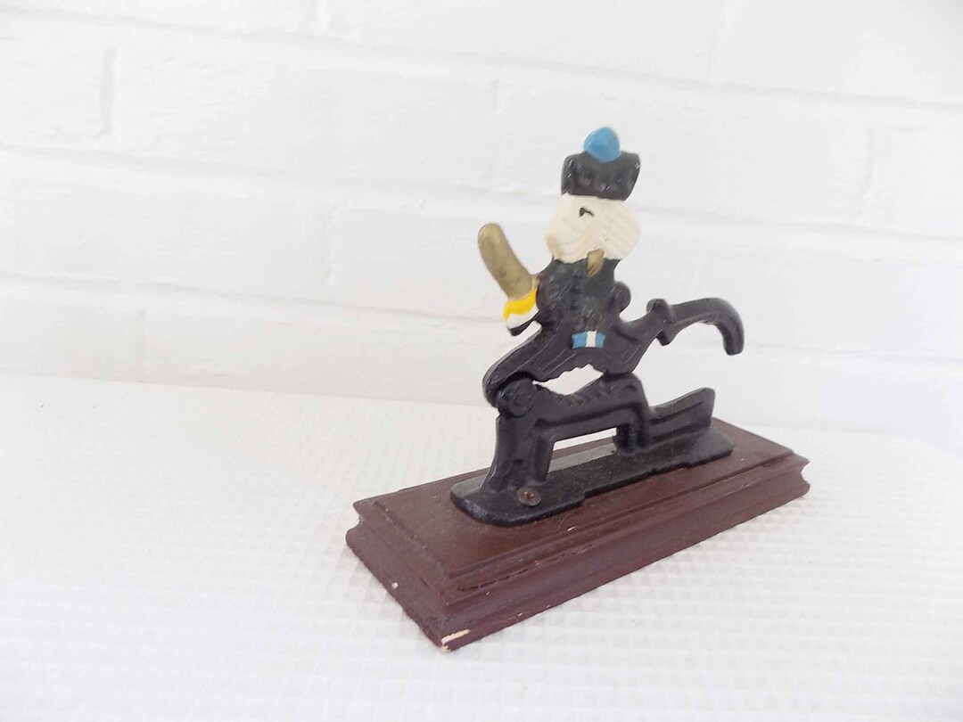 Nutcracker Soldier Nut Cracker Cast Iron and Wood Vintage Etsy