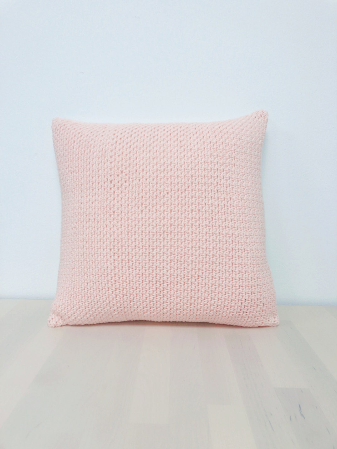 Housse de coussin ronde de fleurs au crochet taie doreiller - France