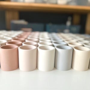 Jesmonite Match Holder with Striker | Minimalist Match Pot | Modern Candle Accessory