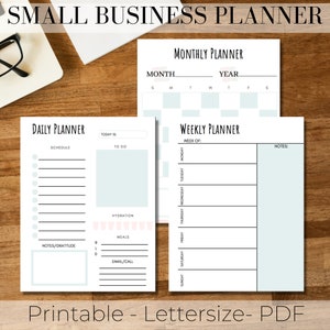 Business Planner Small Business Planner Business Planner - Etsy