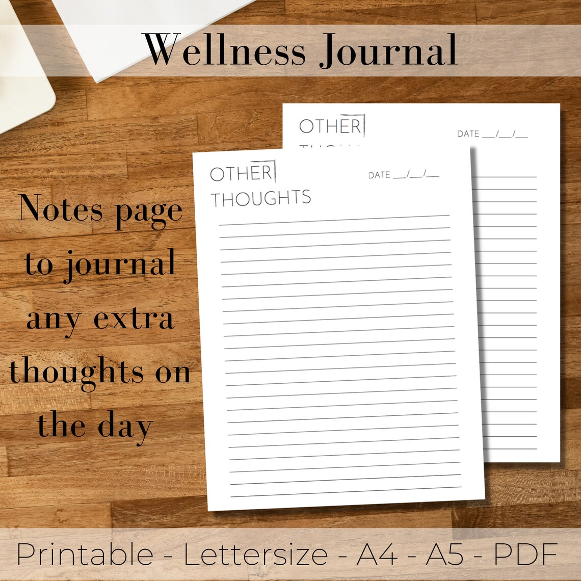 Self Care Journal Self Care Planner Wellness Journal Etsy