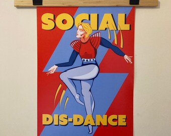 Social Dis-Dance // A2 Poster
