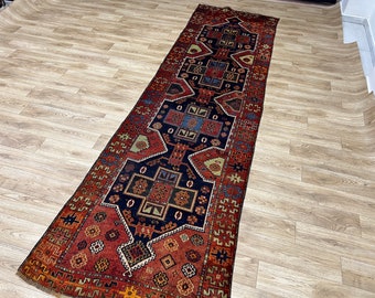 3x11 Turkish Runner Rug, Persian Runner Rug, Oushak Runner Rug, 3x11 Vintage Runner Rug, Hallway Runner Rug, Handmade Runner Rug