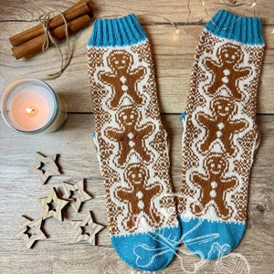 Sock knitting pattern / Gingerbreadbuddy-Socks Pattern / knitting pattern / Strickanleitung Socken / Sock pattern