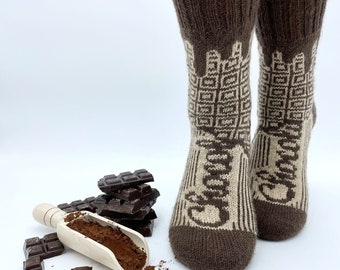 Socken-Strickanleitung / Chocolate-Socks Pattern / knitting pattern / Strickanleitung Socken