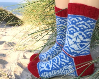 Socken-Strickanleitung / AHOI-Socks Pattern / Socken stricken / knitting pattern / Strickanleitung Socken / Socks pattern