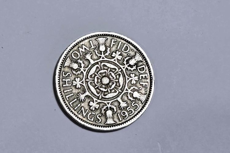 エリザベス2世の2フローリン・シリング硬貨、1953年から1967年までの