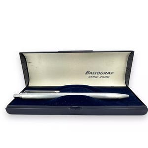 Vintage High Quality Ballograf 2000 Kugelschreiber Guter Zustand Original Box