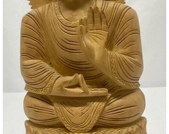 天然木彫刻：大樹仏像アート彫刻（高さ20インチ） - Etsy 日本