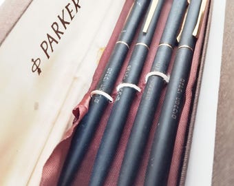 Parker Insignia Black & Gold Ballpoint Pen - Etsy