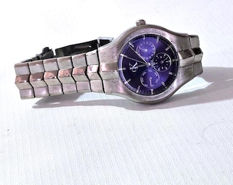 Vintage Calvin Klein Men's/Women's Wristwatch Working Condition Includes New Battery Watch CK