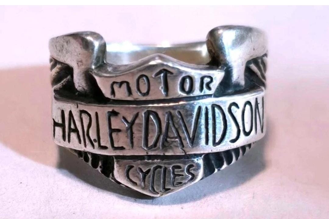 Vintage harley ring - Etsy 日本