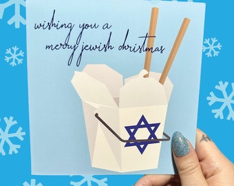 Jewish Christmas | Hanukkah Card