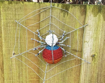 Olaf beaded spider