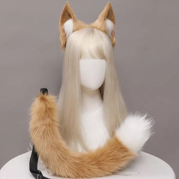 Realistic Wolf Ears and Tail Set Etsy