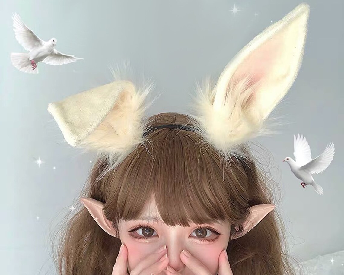 Rabbit Ears HeadbandSheep Ear HeadbandElf Etsy
