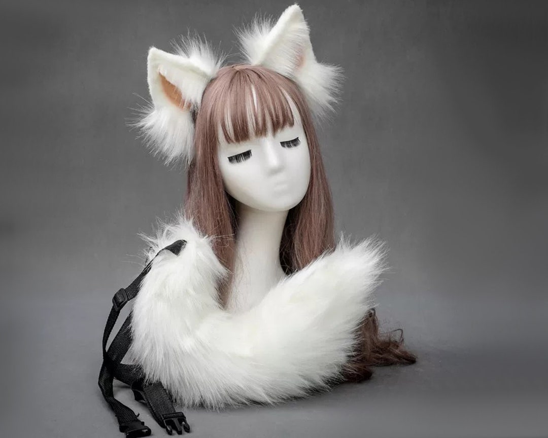 Dog Ears and Tail Set,furry Animal Ears,wolf Cosplay Costumerealistic