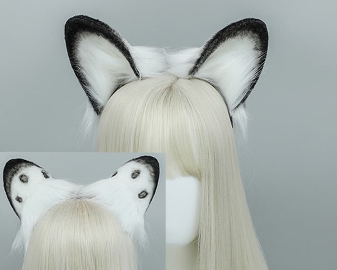Snow Leopard Ears Headbandmonkey Ear Headbandhamster - Etsy
